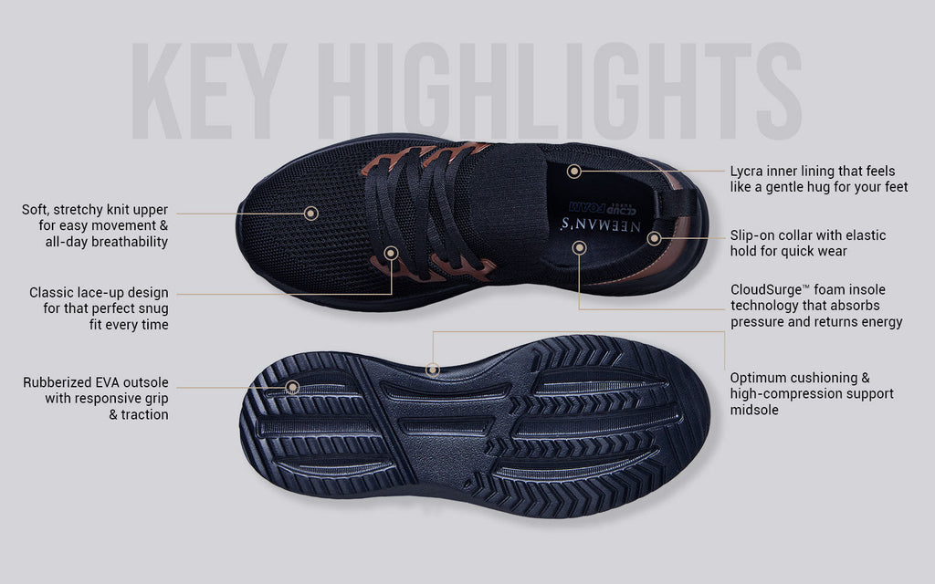 Ease Walk Snug : Black