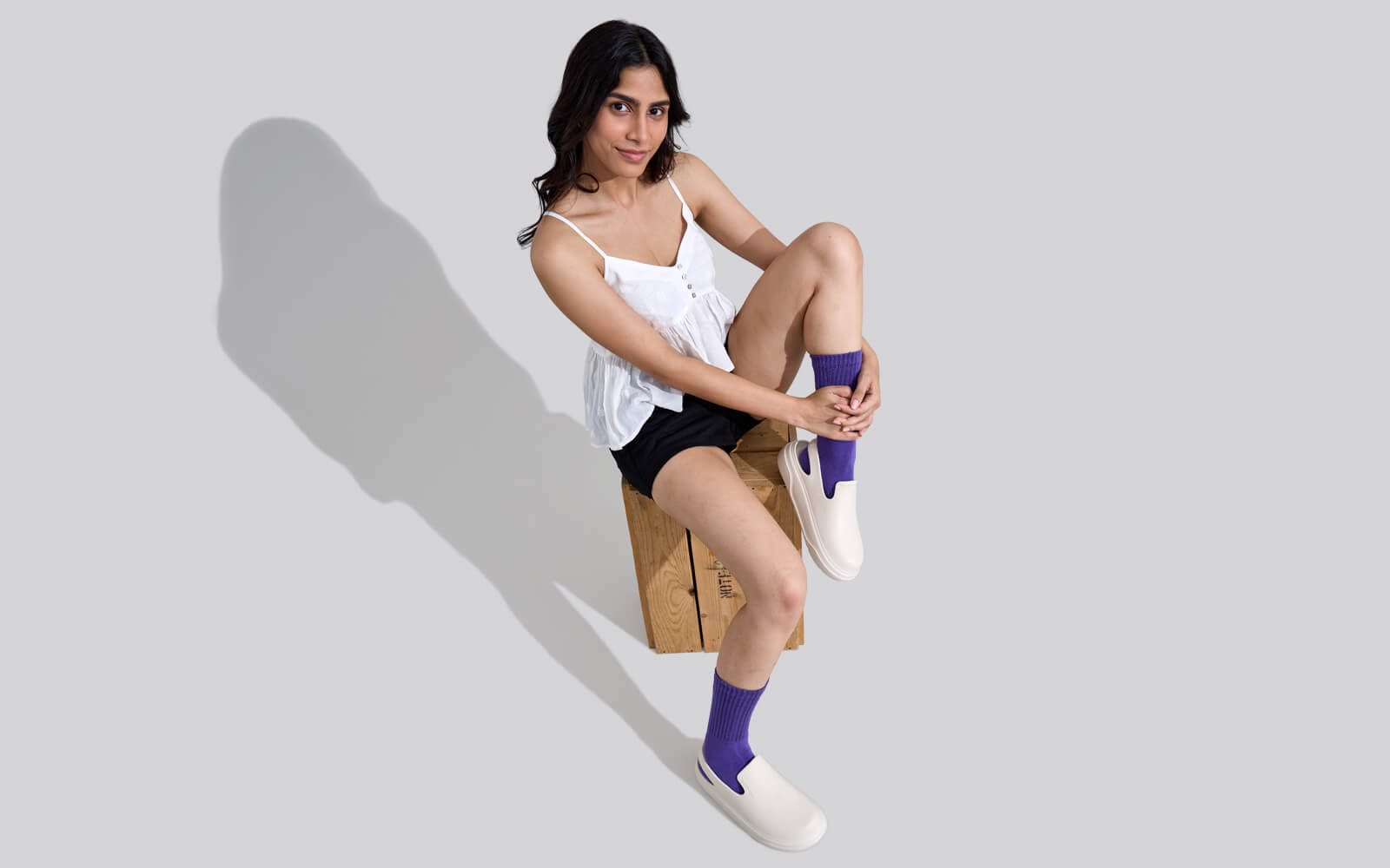 Cushers Clogs For Women : Ivory White