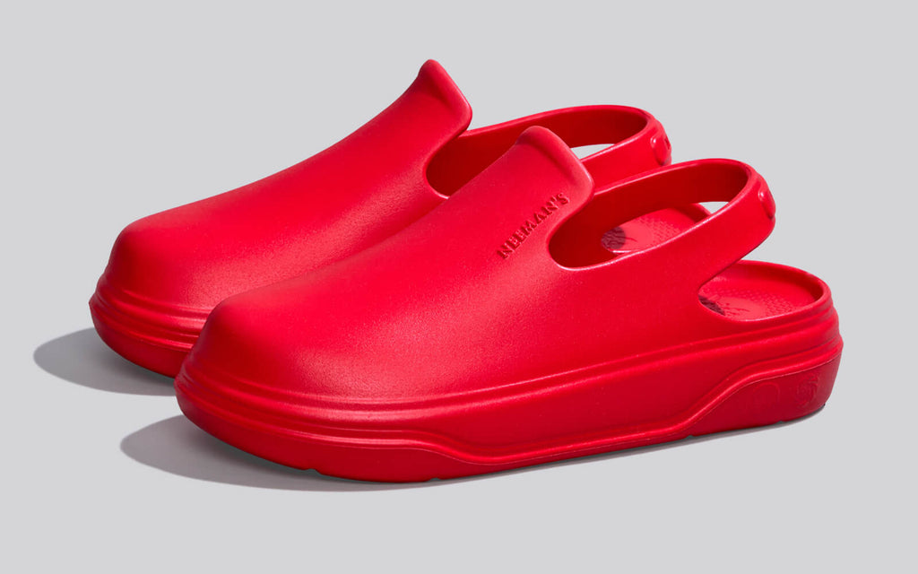 Cushers Clogs For Men : Red