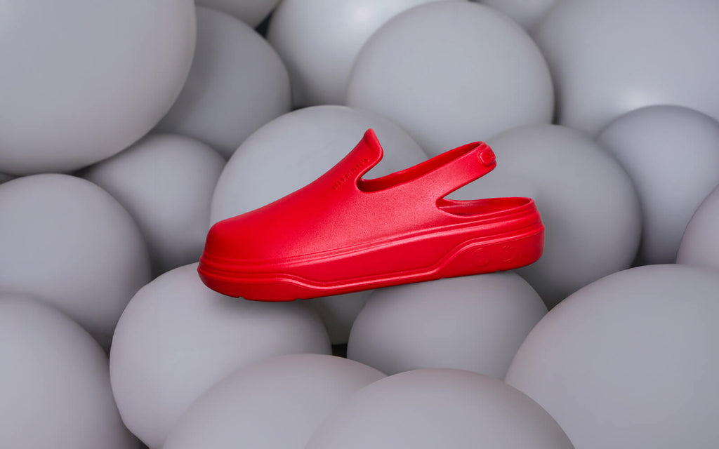 Cushers Clogs For Men : Red