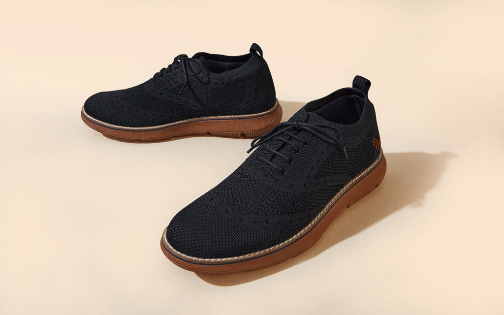 Dress Sneakers : Black Tan