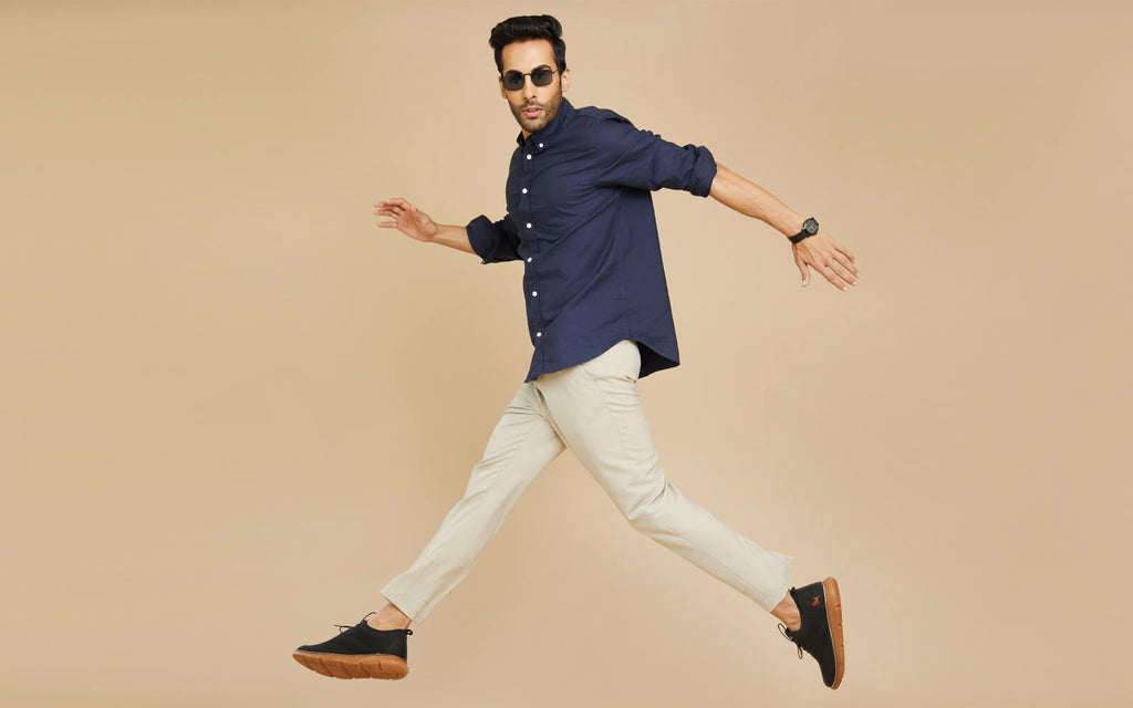 Dress Sneakers : Black Tan