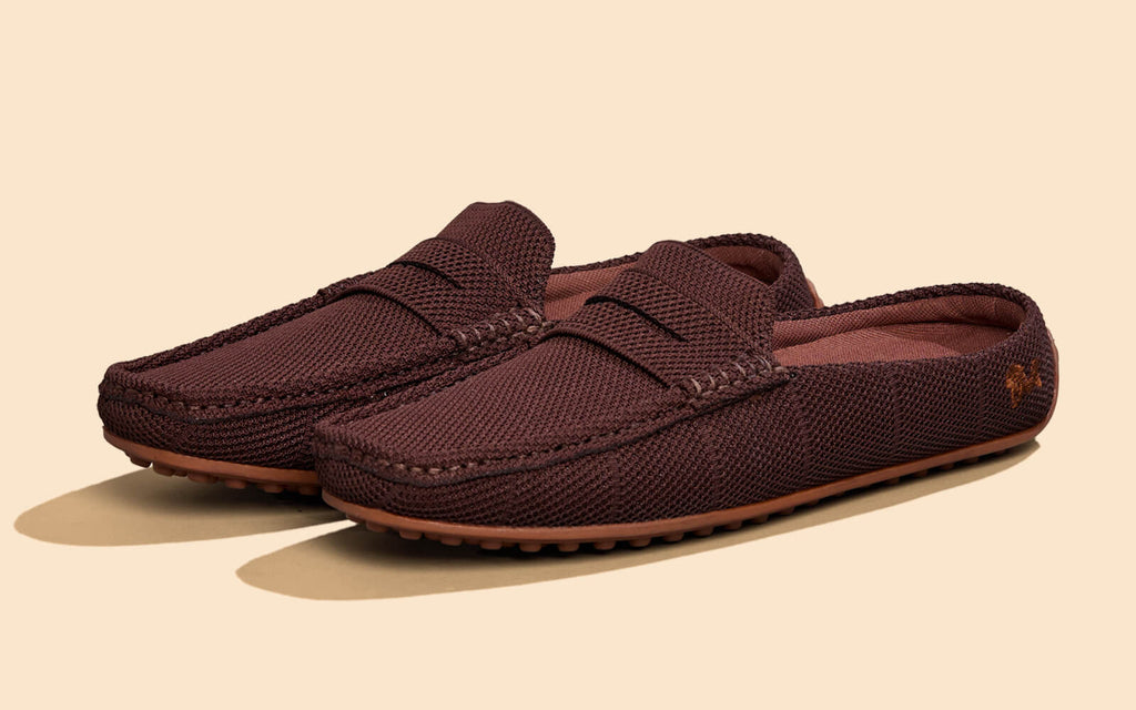 Relive Knit Mules : Tan